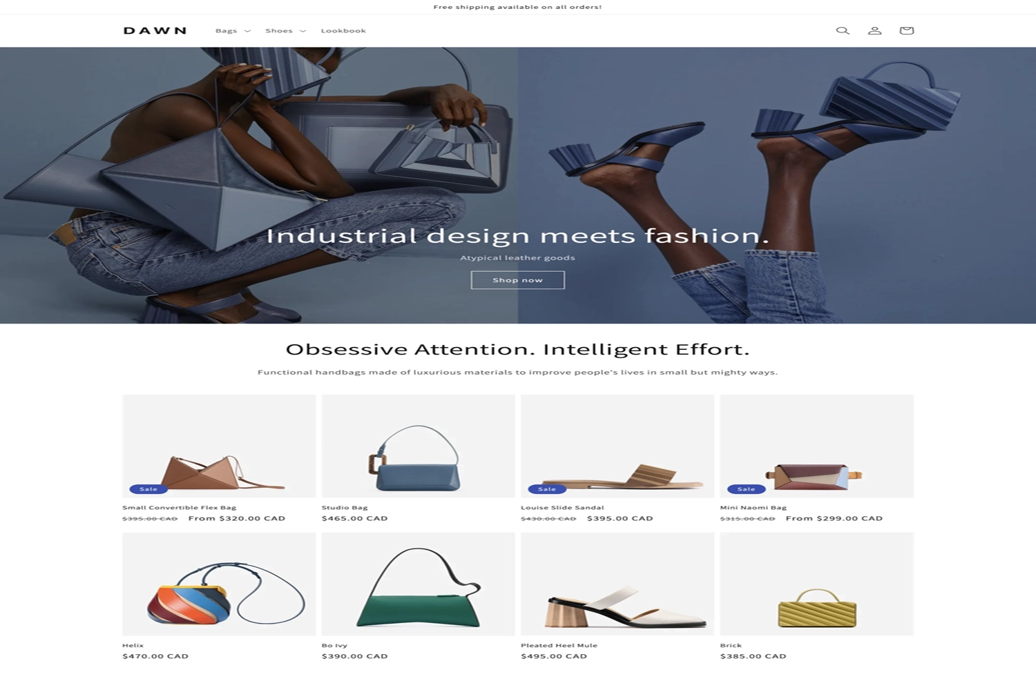 2024's Top Free Shopify Themes