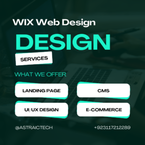 Wix Web Design Service Astraic Tech